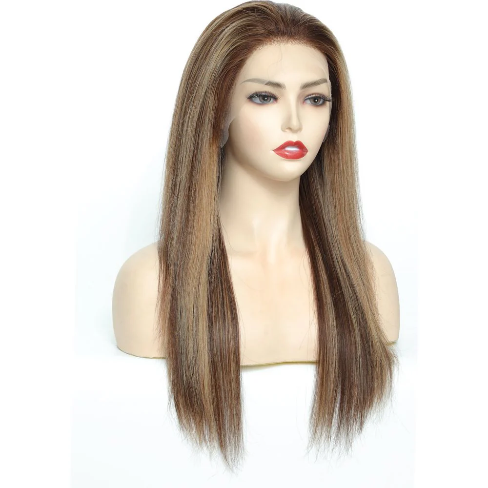 B & B Gold 100% Brazilian Human Hair 13x4 Lace Front Wig - T4/27/30 - Image 8