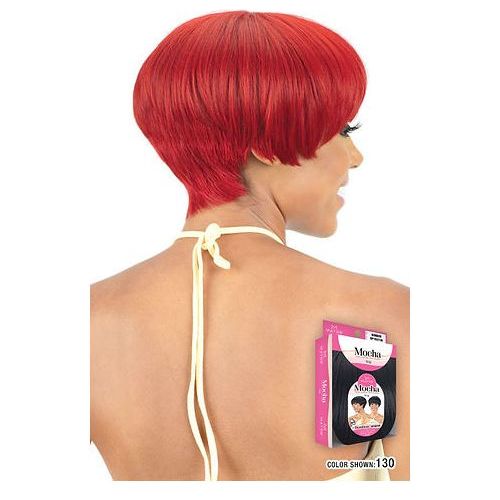 Mayde Beauty Mocha 100% Human Hair Blend Full Wig - Bonbon - Image 13