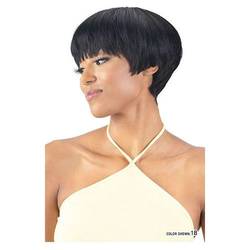 Mayde Beauty Mocha 100% Human Hair Blend Full Wig - Bonbon - Image 7