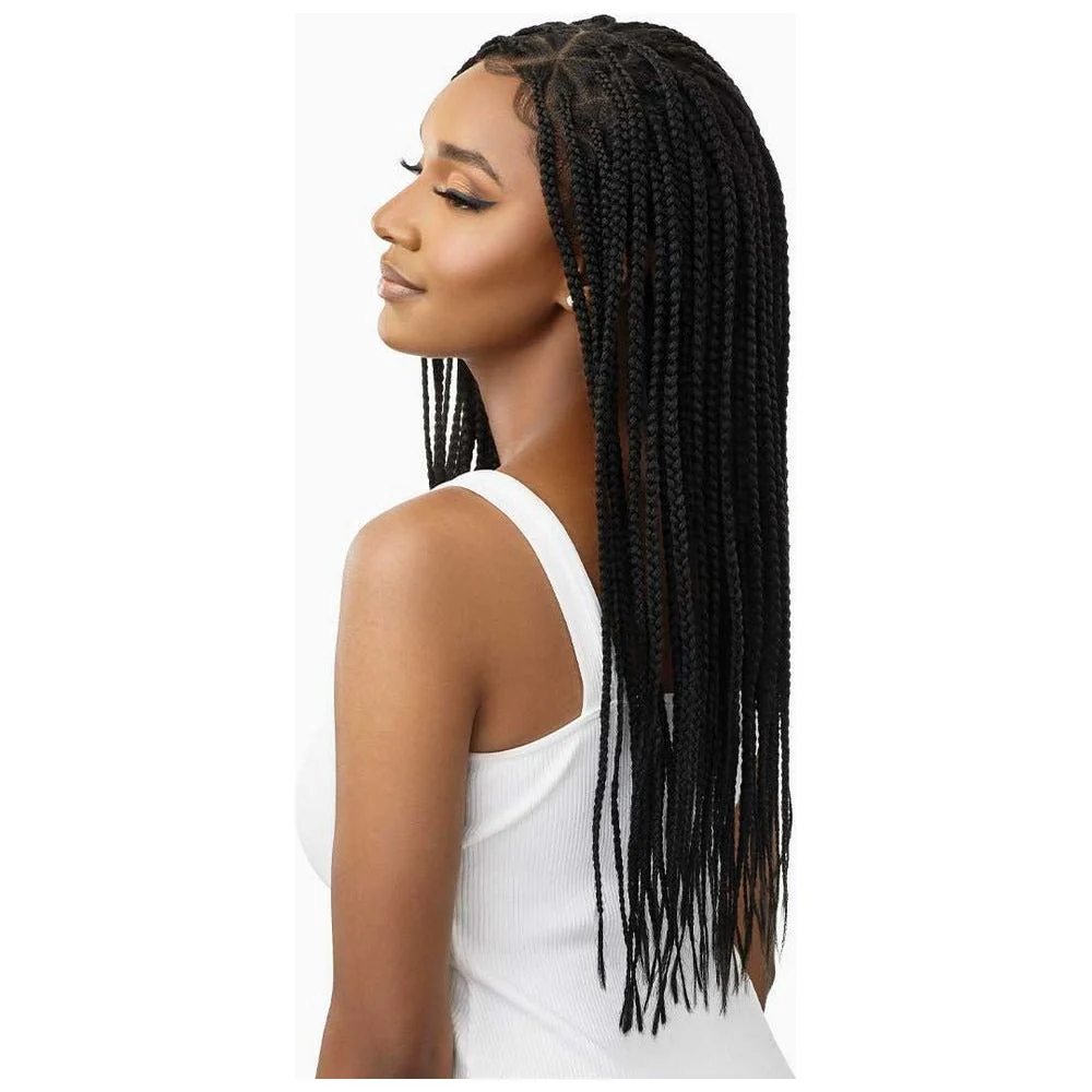 Outre 13x4 Lace Frontal Synthetic Wig -  Knotless Triangle Part Braids 26" - Image 4
