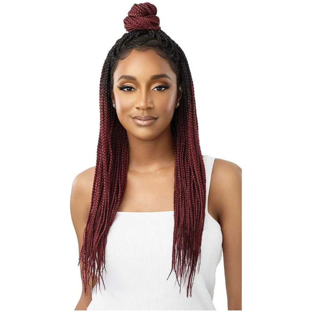 Outre 13x4 Lace Frontal Synthetic Wig -  Knotless Triangle Part Braids 26" - Image 5